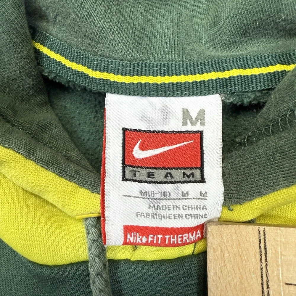 Nike Oregon Ducks Hoodie Sweatshirt Youth Boys Medium‎ Green Y2K Pullover